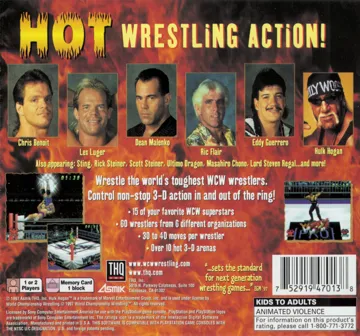 WCW vs The World (US) box cover back